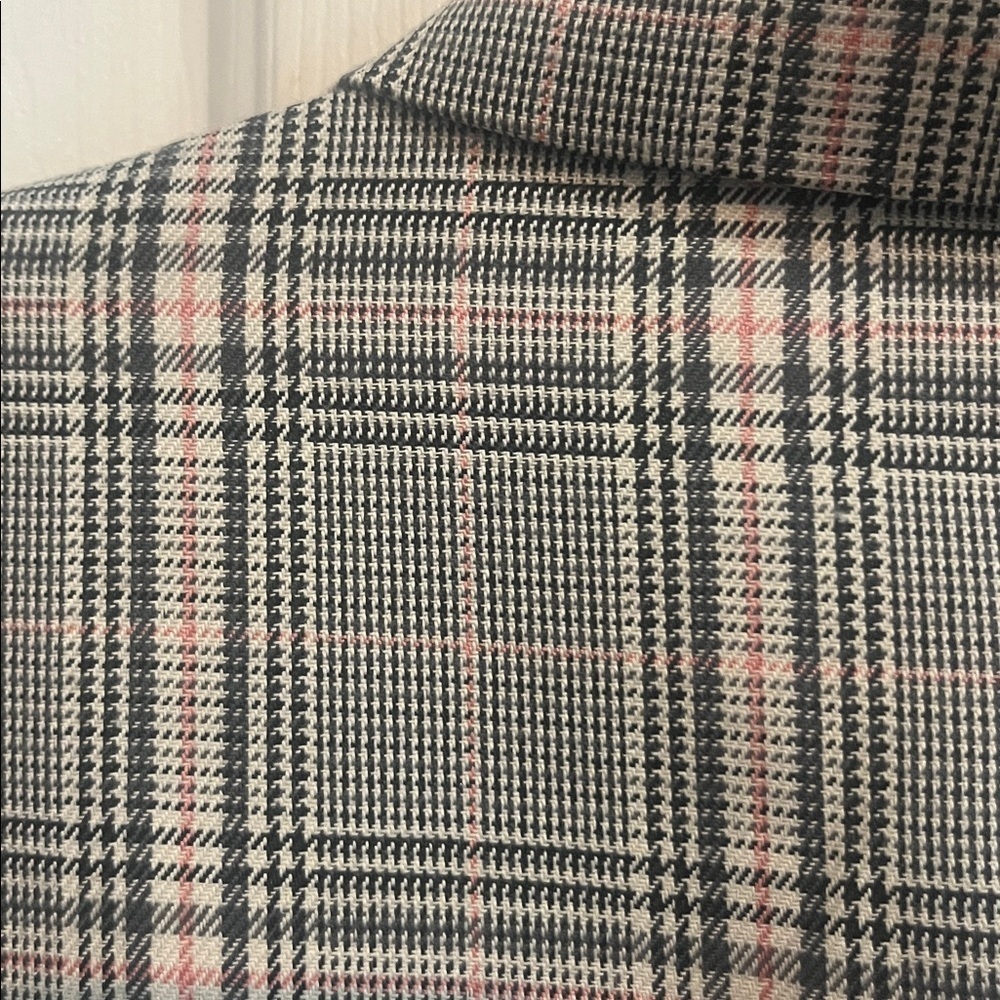 BD Dakota x Steve Madden Plaid Behavior Longline Blazer Size Medium - Picture 7 of 11